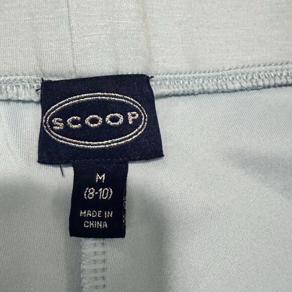 Scoop Pintucked Track Pants Blue Size Medium (8–10) NWT Slim Comfy Tapered Fit - Picture 4 of 6